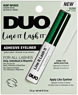 Lepidlo DUO Line It Lash It s linkovačem 3,5gr. Clear Hemp Infused